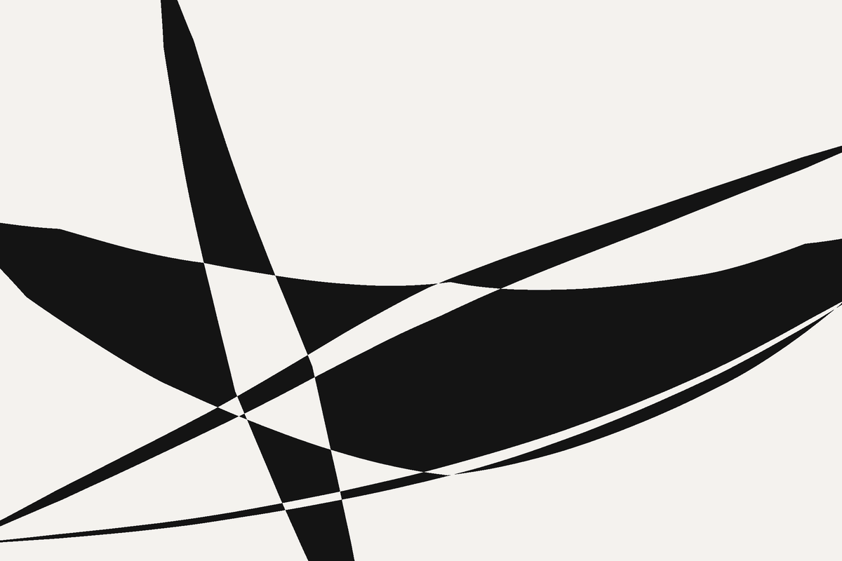 Four crossing marks, clean and intact -- the unbitten original.