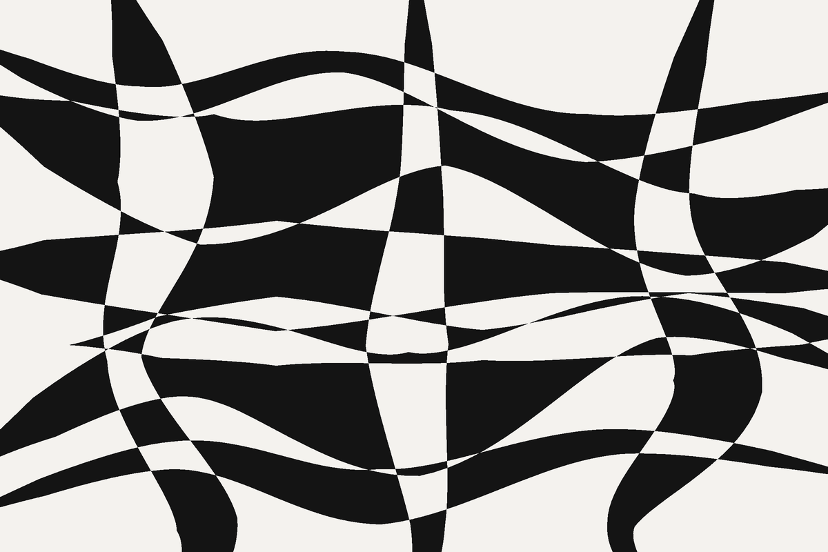 The same dense, nine-mark tangle used in the previous piece, intact.