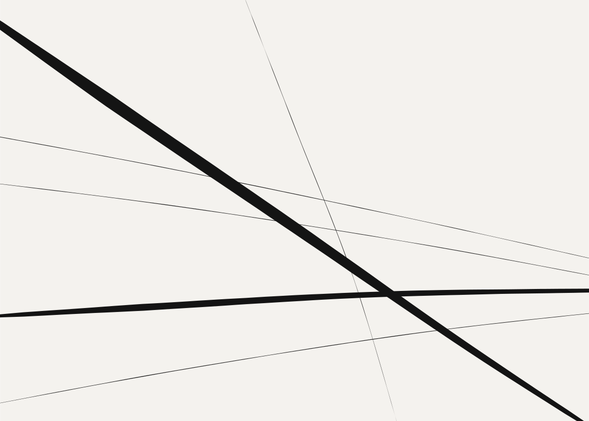 The same arrangement enlarged so that every line
runs off the edges of the frame.